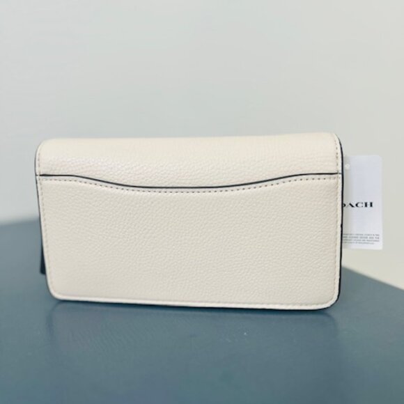 BRAND NEW WITH TAGS : Coach Tabby Crossbody Wristlet - Brass/Chalk - Picture 9 of 16